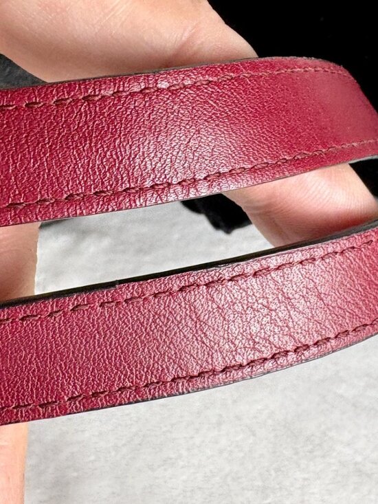 Coach Carrie Park Quilted Colorblock Tote in Burgundy, Black and Grey with Scarf main image 8